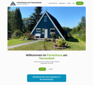 Ferienhaus am Tannenbad Webseite