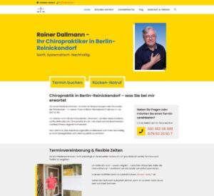 Chiropraktiker Webseite - Rainer Dallmann